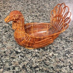 Wicker Duck Basket